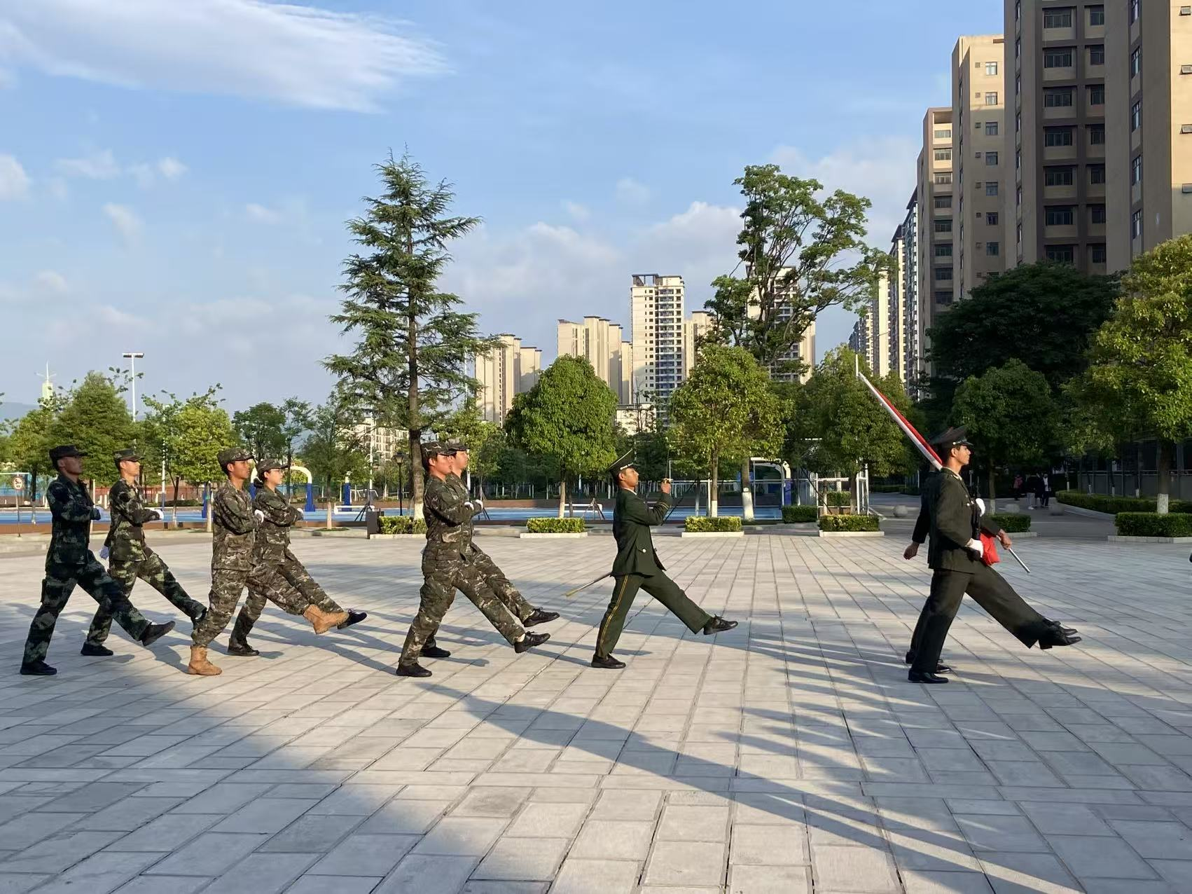 安全与应急技术学院升旗仪式